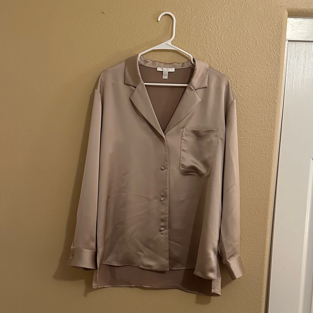 Hugo Boss Taupe Blouse